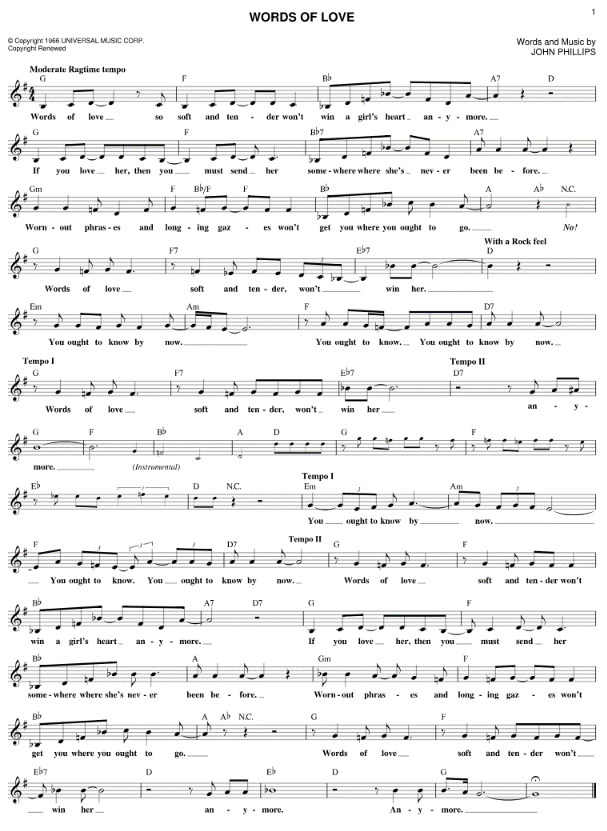 Sheet Music